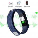 LAMTECH LAM021431 BODY TEMPERATURE DETECTION SMART WRISTBAND WITH HEART RATE MONITOR BLUE